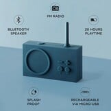 Portable Bluetooth Speaker with FM Radio TYKHO 3 yellow