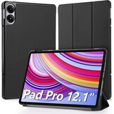 Donkerblauwe Beschermhoes Leer voor Xiaomi Redmi Pad Pro 12,1" - 54% Korting