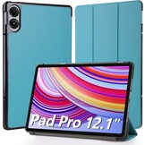 Donkerblauwe Beschermhoes Leer voor Xiaomi Redmi Pad Pro 12,1" - 54% Korting