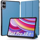 Donkerblauwe Beschermhoes Leer voor Xiaomi Redmi Pad Pro 12,1" - 54% Korting