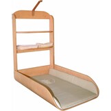 roba Wikkelrek, inklapbaar veilig design wikkelrek hout gebogen, commode incl. aankleedkussen 'liefhebbers'