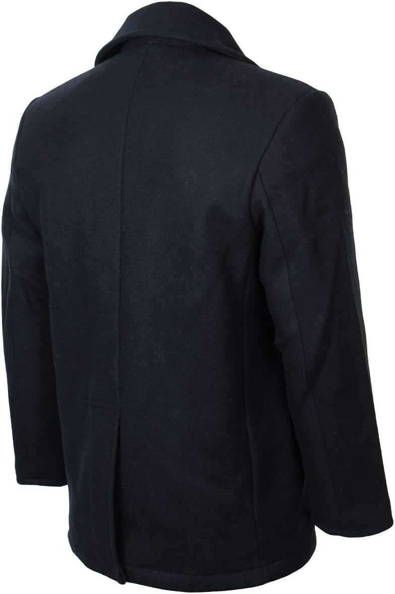 Herfst/Winter Herenjas Zwart Omkeerbaar Letterman-Stijl - 58% Korting