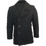 Herfst/Winter Herenjas Zwart Omkeerbaar Letterman-Stijl - 58% Korting