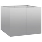 Plantenbak Gegalvaniseerd Staal 100x100x80 cm - 34% Korting