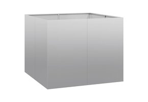 Plantenbak Gegalvaniseerd Staal 100x100x80 cm - 34% Korting