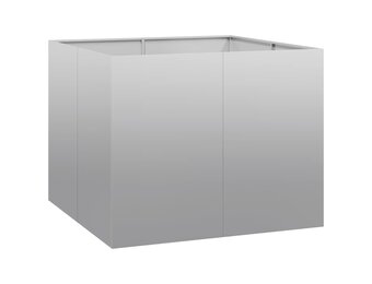 vidaXL Plantenbak 100x100x80 cm gegalvaniseerd staal