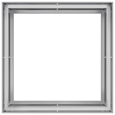 Plantenbak Gegalvaniseerd Staal 100x100x80 cm - 34% Korting