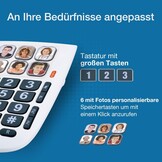 Alcatel Tmax 10 Kabel Gebonden Telefoon voor Senioren, Wit, 1 Stuk