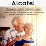 Alcatel Tmax 10 Kabel Gebonden Telefoon voor Senioren, Wit, 1 Stuk