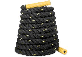 Battle Rope 9m Geel - Kracht & Conditie Training