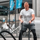 SportPlus Battle Rope 9 meter Geel - Trainingstouw voor Crossfit en Krachttraining