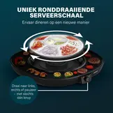 Princess Table Chef Pirouette Gourmetset 45 cm - 1100W - 8 Personen