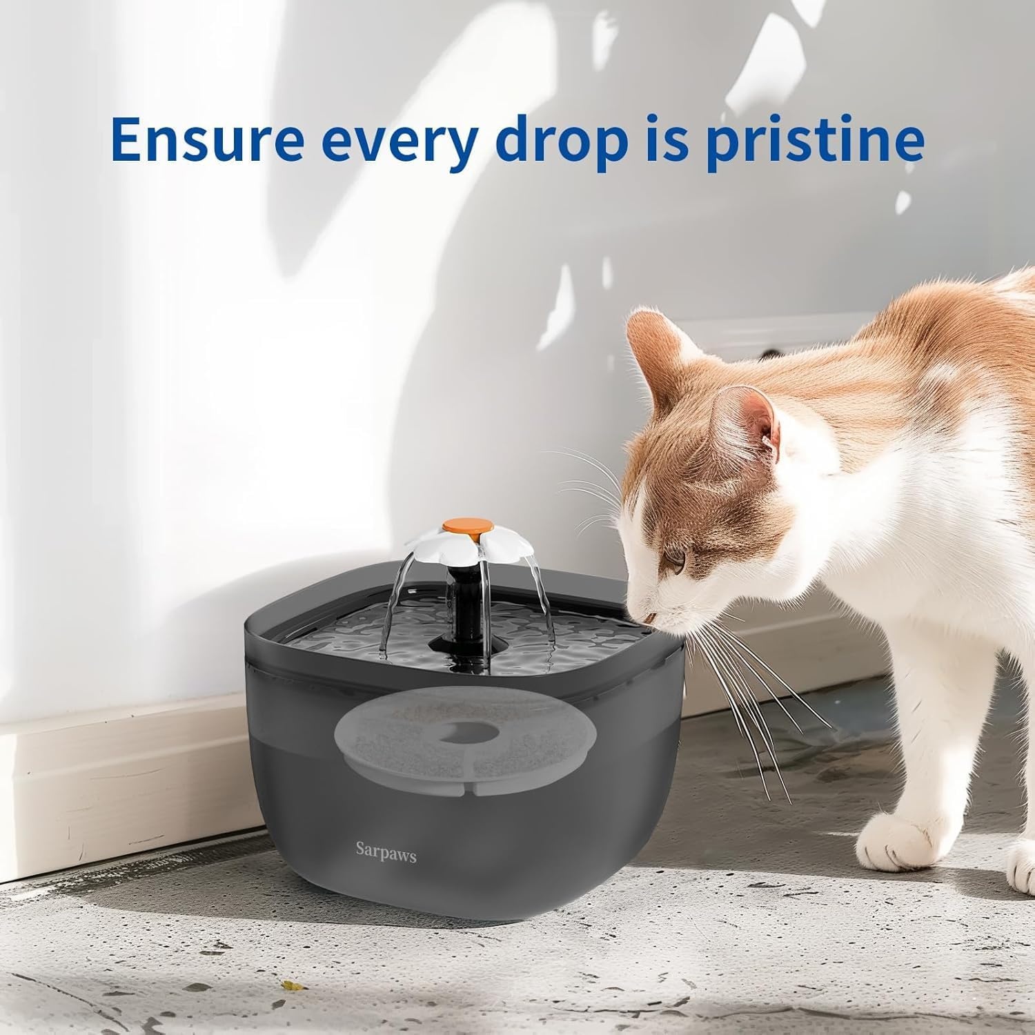 8x Katten Drinkfontein Filters & Sponsfilters | Schoon Water & Geurvrij