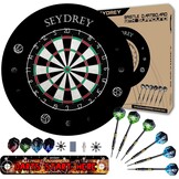 Sisal Dartbord Set met 6 Darts, Korting!
