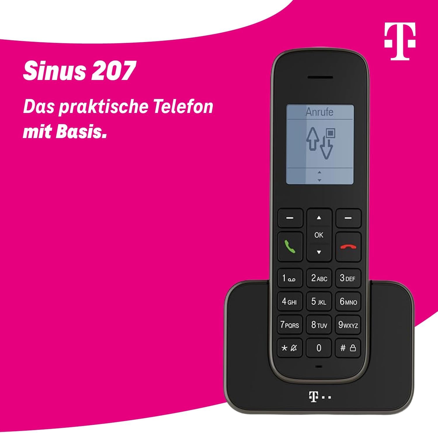 Analoge DECT Telefoon Sinus 207 Zwart - 65% Korting