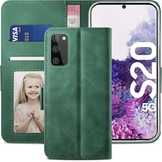 Wallet Hoesje Flip Case Samsung Galaxy S20 - Pine Green - 54% Korting