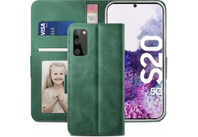 Wallet Hoesje Flip Case Samsung Galaxy S20 - Pine Green - 54% Korting