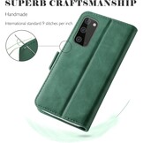 Wallet Hoesje Flip Case Samsung Galaxy S20 - Pine Green - 54% Korting
