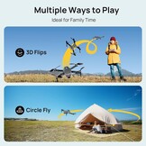 Ameta Drone with Camera 4K for Kids, S20 Lite RC FPV Drone for Adults Beginners with 36min Flight Time/Altitude Hold/Circle Fly/ 3D Flip, Cool Toy Gift for Men Boys, Under 250g