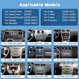 Android Autoradio voor Ford modellen - 2GB RAM & 64GB ROM - Draadloos CarPlay en Android Auto