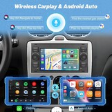 Android Autoradio voor Ford modellen - 2GB RAM & 64GB ROM - Draadloos CarPlay en Android Auto