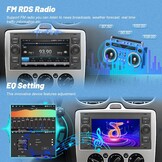 Android Autoradio voor Ford modellen - 2GB RAM & 64GB ROM - Draadloos CarPlay en Android Auto