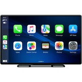 Lamto Autoradio, draadloos, Carplay & Android Auto, Bluetooth, 9 inch, IPS touchscreen, audio-ontvanger, digitale media-ontvanger, met Airplay/Siri/Google Assistant/GPS/FM/AUX