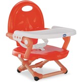 Chicco Pocket Snack Verhogerstoeltje - Draagbare kinderstoel - Poppy Red - 6 tot 36 maanden