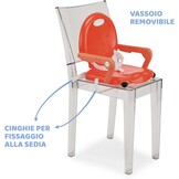 Chicco Pocket Snack Verhogerstoeltje - Draagbare kinderstoel - Poppy Red - 6 tot 36 maanden