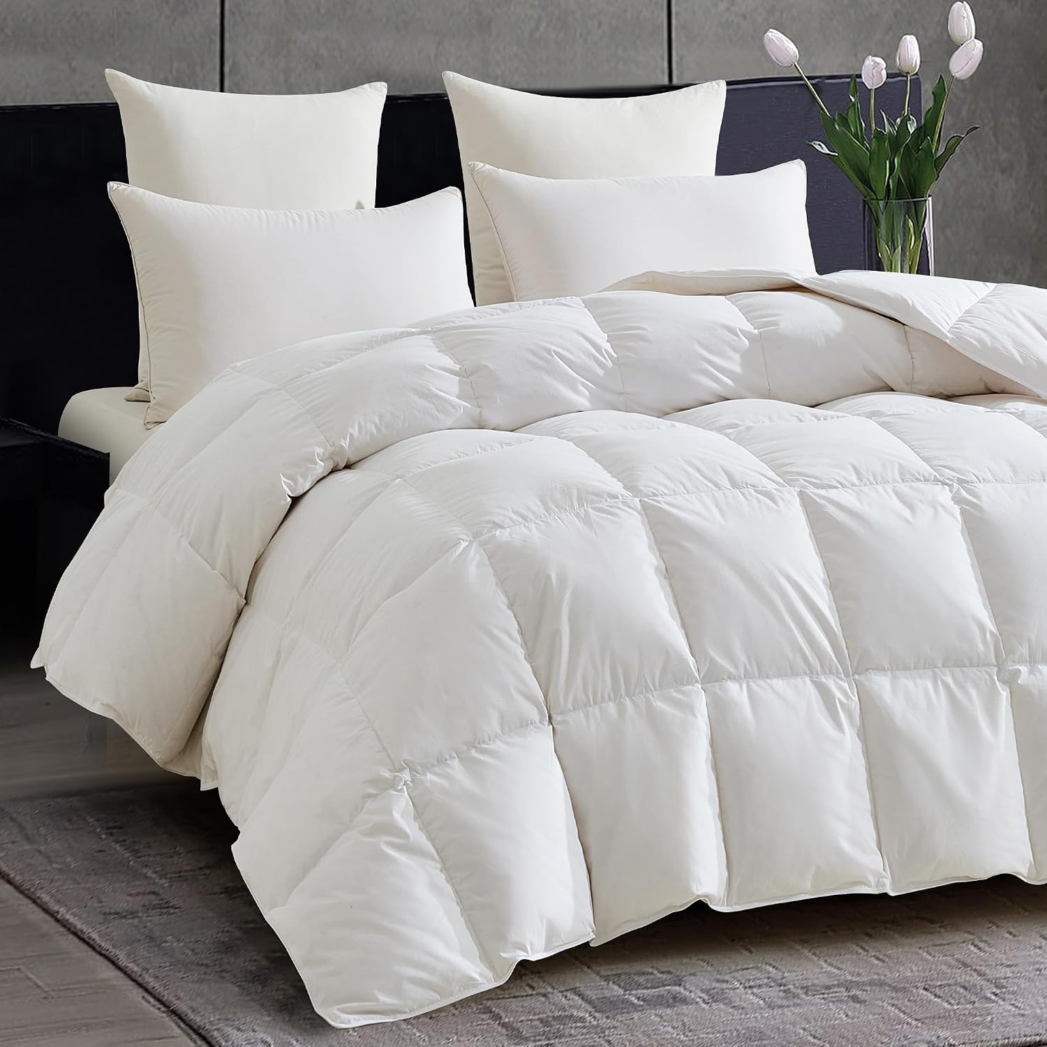 Donsdekbed Winter 155x220cm - 50% Dons - 57% Korting