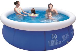 Opblaaszwembad Marin Blauw 300x76 cm - Snel Opgezet Zwembad voor Gezinnen