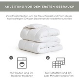 Donsdekbed Hele Jaar 135x200cm | 50% Dons | 100% Katoen | Allergievriendelijk - 57% Korting!
