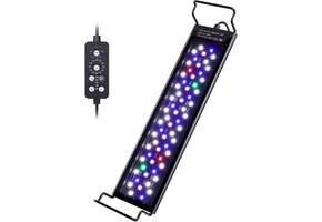 Aquarium LED Verlichting 45-60cm | 18W Full Spectrum | 24/7 Cyclus | 9 Kleuren | 34% Korting