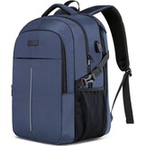 WENIG Extra Grote Laptoprugzak 50L - 17.3 inch - Zwart - TSA-goedgekeurd