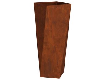 vidaXL Plantenbak Roestig 30 x 30 x 75 cm Cortenstaal