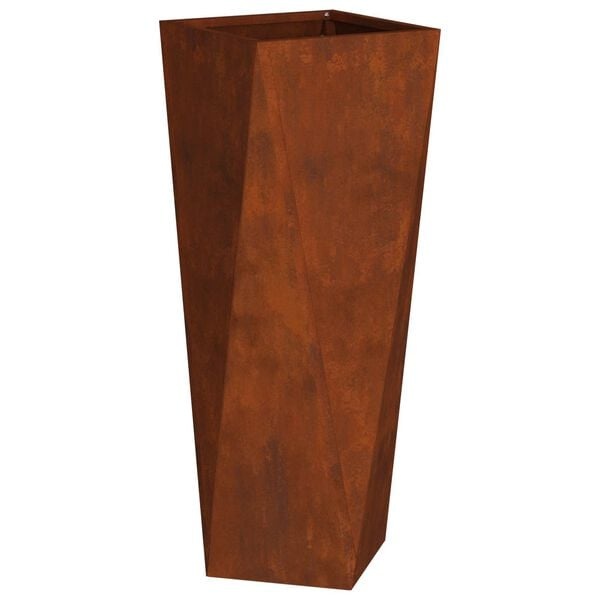 vidaXL Plantenbak Roestig 30 x 30 x 75 cm Cortenstaal