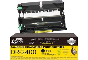 Lasertrommel Brother DR-2400 Zwart - Hoge Capaciteit (12.000 p) - 56% Korting