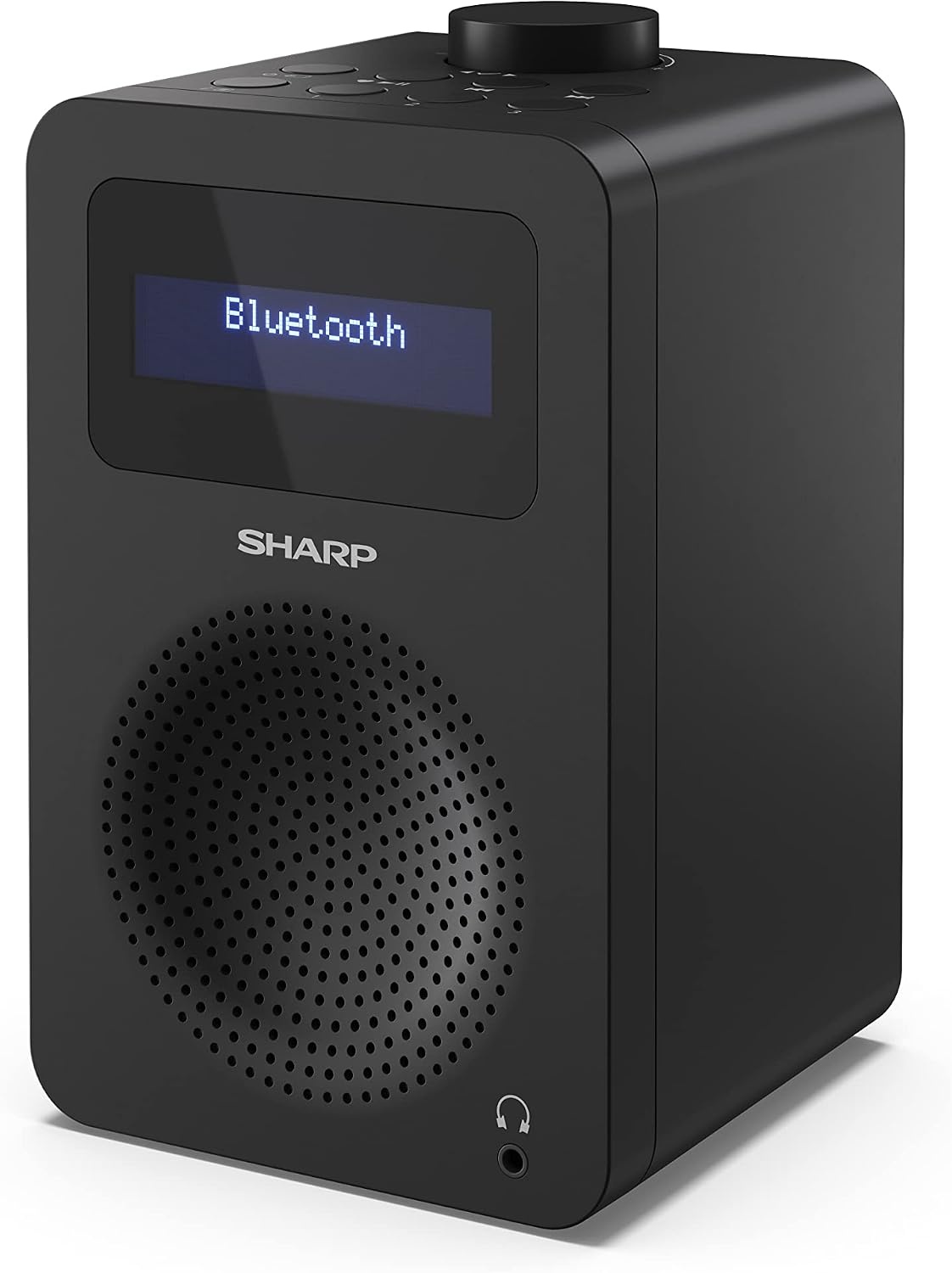 Sharp DR-430 (BK) draagbare digitale radio Tokyo (DAB/DAB+/FM met RDS, Bluetooth, hoofdtelefooningang), zwart