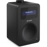 Sharp DR-430 (BK) draagbare digitale radio Tokyo (DAB/DAB+/FM met RDS, Bluetooth, hoofdtelefooningang), zwart
