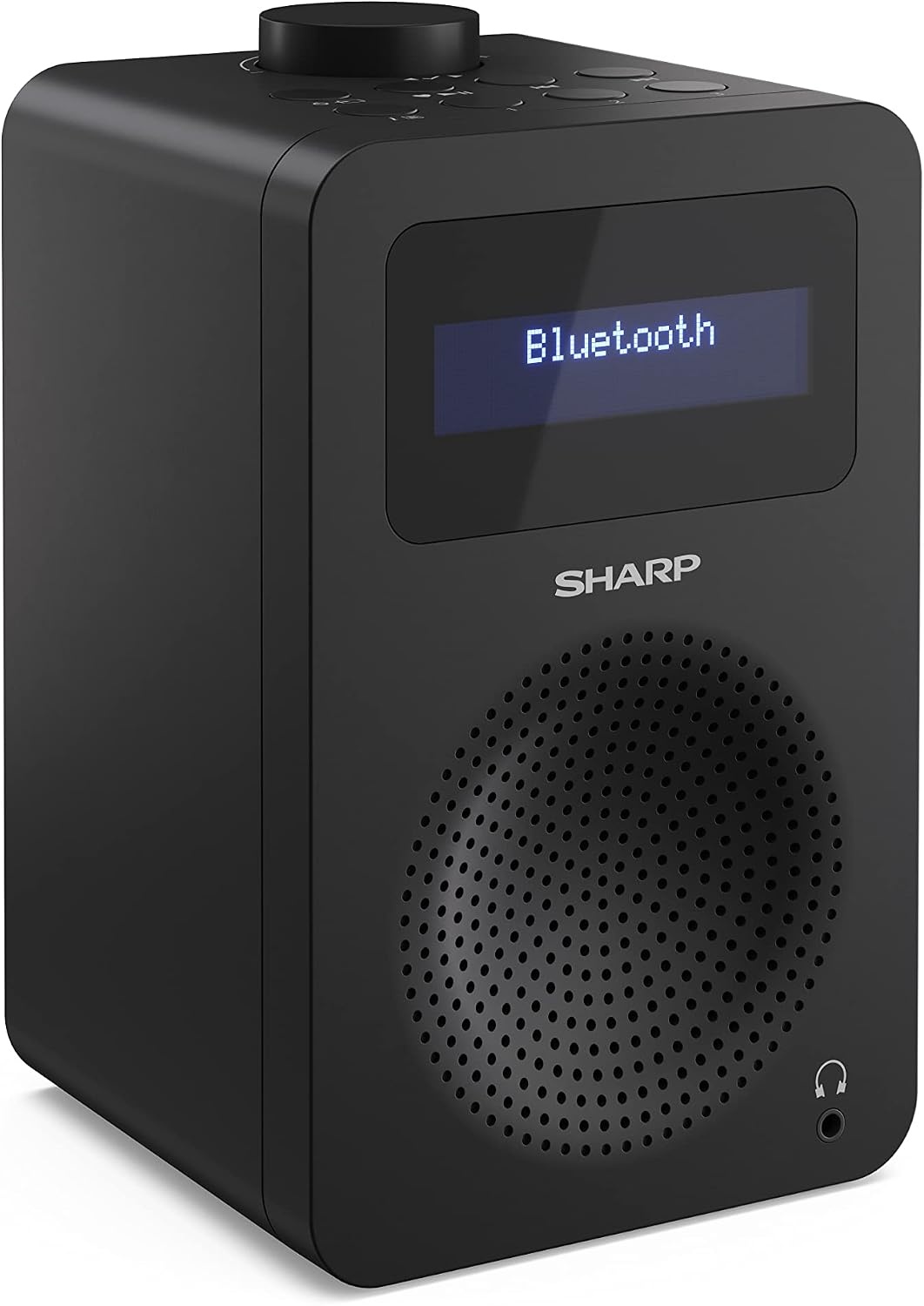 Sharp DR-430 (BK) draagbare digitale radio Tokyo (DAB/DAB+/FM met RDS, Bluetooth, hoofdtelefooningang), zwart