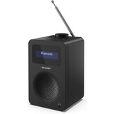 Sharp DR-430 (BK) draagbare digitale radio Tokyo (DAB/DAB+/FM met RDS, Bluetooth, hoofdtelefooningang), zwart