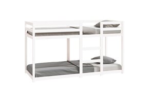 vidaXL Stapelbed Grenenhout Wit 75x190 cm - 35% Korting!