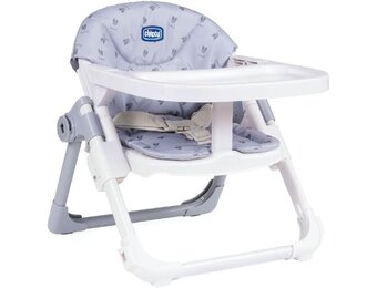 Chicco - Chairy booster seat - Convertible to High seat - Portable and Adjustable - Removable Blade - From 6 Months up to 15 kg - Rabbit