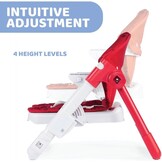 Chicco - Chairy booster seat - Convertible to High seat - Portable and Adjustable - Removable Blade - From 6 Months up to 15 kg - Rabbit