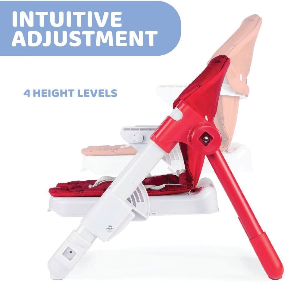 Chicco - Chairy booster seat - Convertible to High seat - Portable and Adjustable - Removable Blade - From 6 Months up to 15 kg - Rabbit