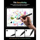 MoKo Potlood voor iPad (A16) 11e 10e generatie, styluspen voor 2018-2025 Apple iPad 11/10/9/8/7/6/A16, Mini 7/6/5, Air M3/M2 11"/13"/5/4/3, Pro M4 13"/12.9"/12.9"/12.9"/13"/12.9"/13"/12.9"/13"/12.9