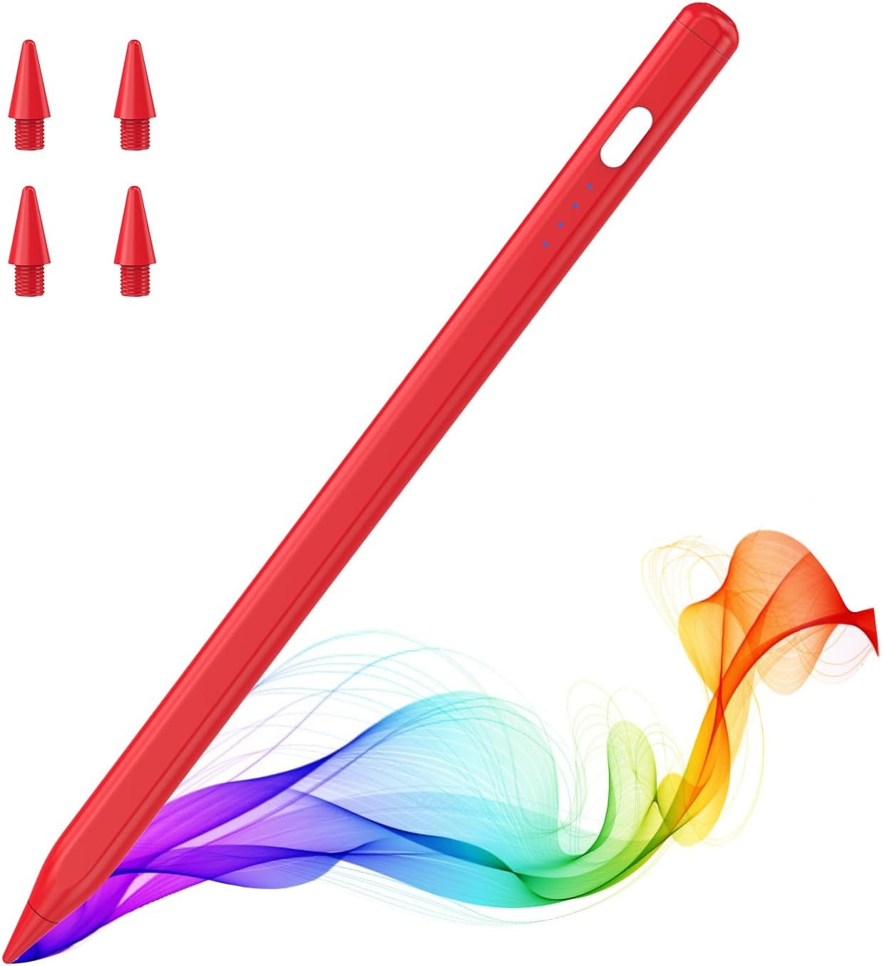 MoKo Potlood voor iPad (A16) 11e 10e generatie, styluspen voor 2018-2025 Apple iPad 11/10/9/8/7/6/A16, Mini 7/6/5, Air M3/M2 11"/13"/5/4/3, Pro M4 13"/12.9"/12.9"/12.9"/13"/12.9"/13"/12.9"/13"/12.9