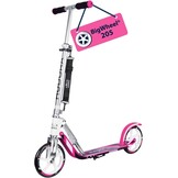 Hudora Big Wheel GC 205 Steps - Wit / Roze - Opvouwbaar