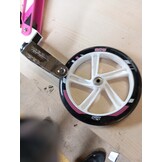 Hudora Big Wheel GC 205 Steps - Wit / Roze - Opvouwbaar
