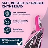 Hudora Big Wheel GC 205 Steps - Wit / Roze - Opvouwbaar